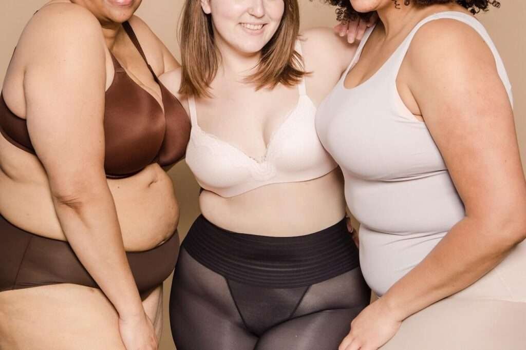 3 girls 3 body types