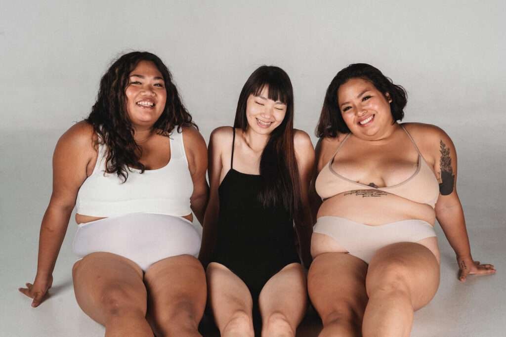 body types 
3 girls